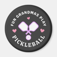 Grandmas amusants jouer Pickleball mignon Pickleba