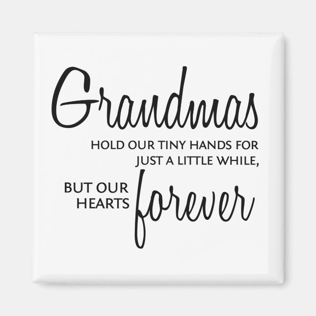 Aimant Grandmas Forever (Devant)