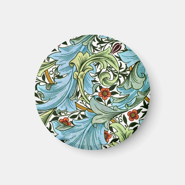 Aimant Granville, un motif de William Morris, (Devant)
