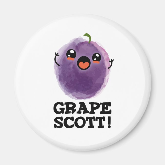 Aimant Graphe Scott Funny Fruit Graphe Pun (Devant)