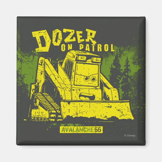 Aimant Graphique d'avalanche (Devant)