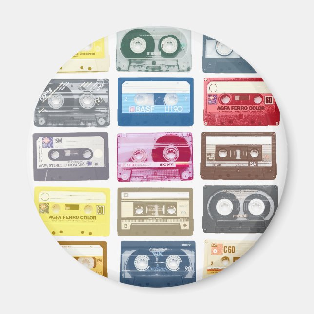 Aimant Graphique de bandes mixtes (Devant)