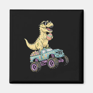 Aimant Graphique de camion monstre T Rex de Pâques pour e