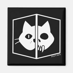 Aimant Graphique de chat de Schrödinger