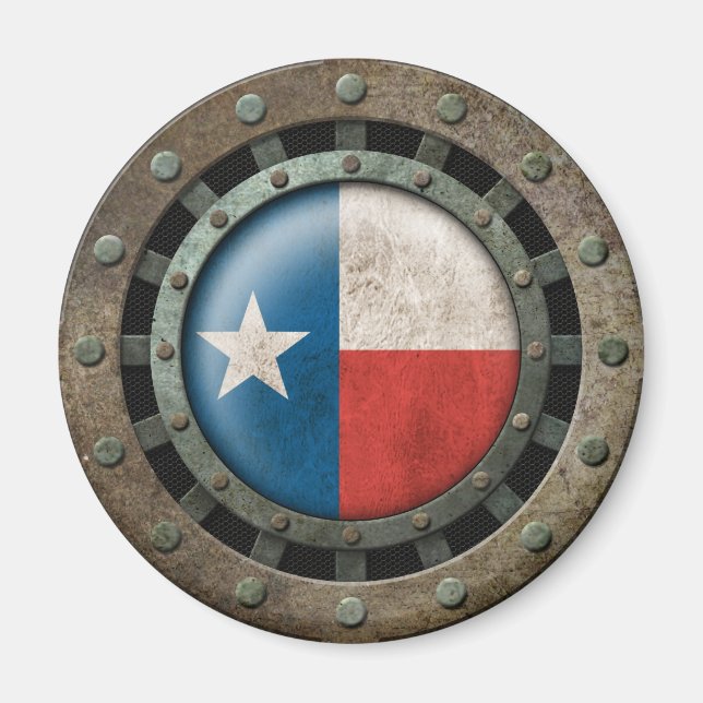 Aimant Graphique de disque de drapeau en acier industriel (Devant)