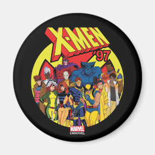 Aimant Graphique de groupe de caractères X-Men '97