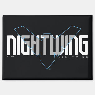 Aimant Graphique de nom high-tech Nightwing