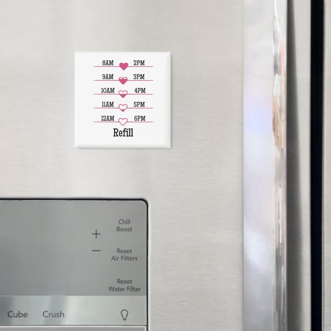 Aimant Graphique de recharge (In situ (réfrigérateur))