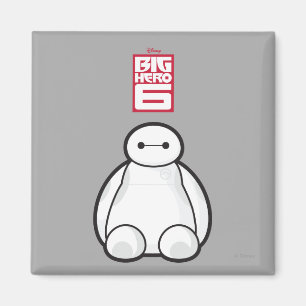 Aimant Graphisme classique Baymax Sitting