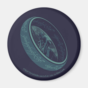 Aimant Graphisme de L'ANNEAU UNIQUE™ GOLLUM™