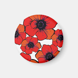 Aimant Gras Rouge orange