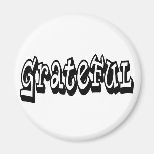 Aimant Grateful Dire Graffiti Style typographie