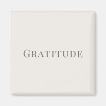 Gratitude – Conception de typographie minimale