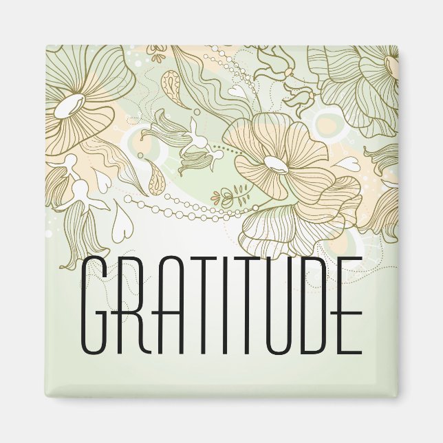 Aimant Gratitude sourde (Devant)