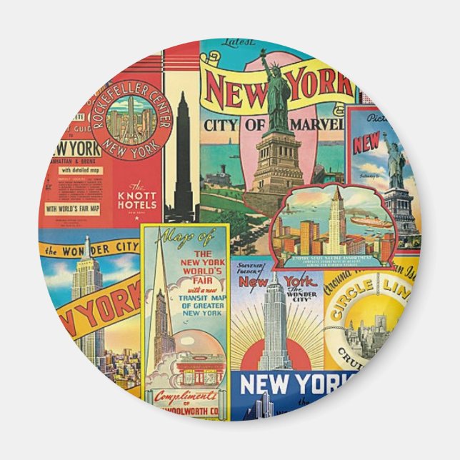 Aimant Gratte-ciel de New York (Devant)