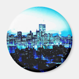 Aimant Gratte-ciel de New York la nuit