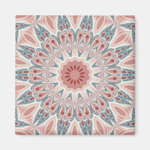 Aimant Grattez moderne Kaleidoscope Mandala art fractal