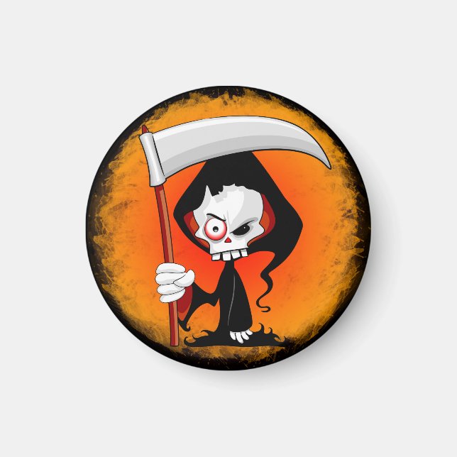 Aimant Grave couche Cartoon Bouteille d'eau (Devant)