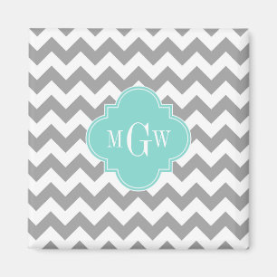 Aimant Gray Wht Chevron