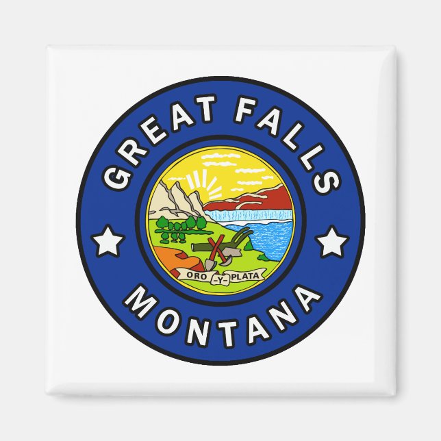 Aimant Great Falls Montana (Devant)