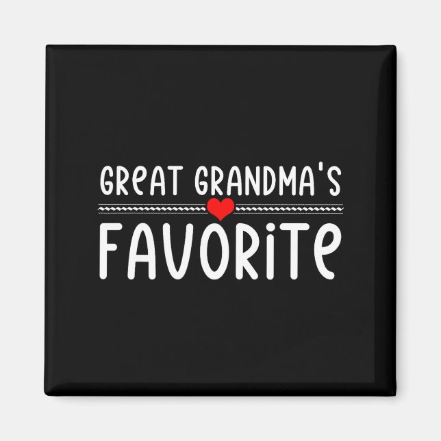 Aimant Great Grandmas Favorite  (Devant)