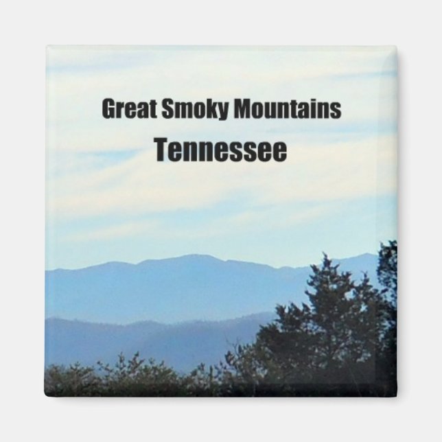 Aimant Great Smoky Mountains, Tennessee (Devant)