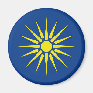 Aimant grèce-drapeau de la macédoine