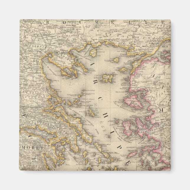 Aimant Grèce Europe 27 (Devant)