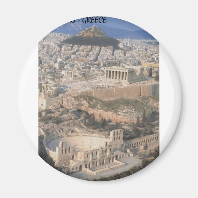 Aimant Grèce Hérodion d'Athènes Parthenon (St.K.) (Devant)
