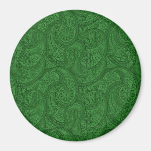 Aimant Green Paisley