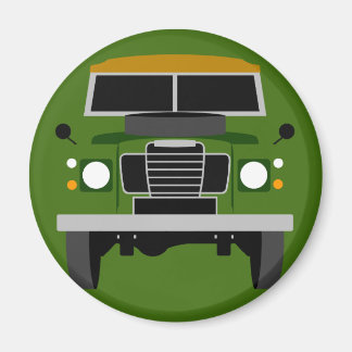 Aimant Green Pop art Classic MK3 Land Rover