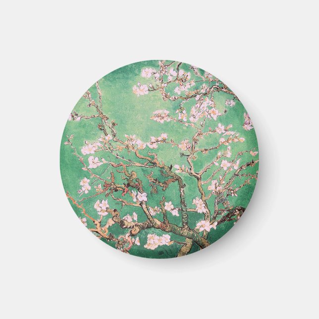 Aimant Green Van Gogh Almond Blossoms (Devant)