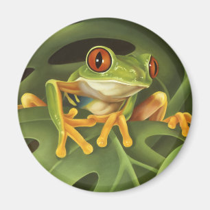 Aimant grenouille à arbre rouge