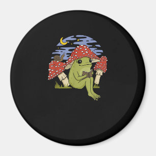 Aimant Grenouille avec chapeau de champignon - Cottagecor