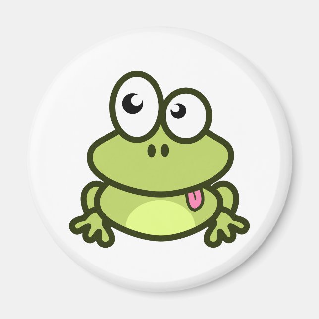 Aimant Grenouille drôle (Devant)