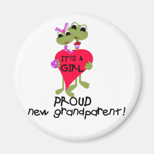 Aimant Grenouille grand-parent de chemises et cadeaux pou