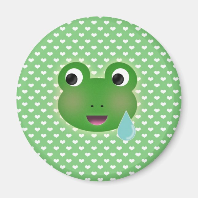 Aimant Grenouille Kawaii (Devant)
