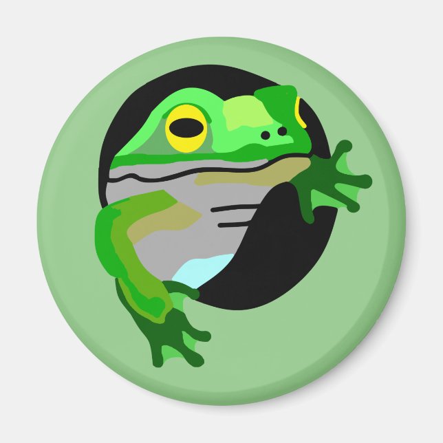 Aimant Grenouille verte (Devant)