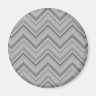 Aimant Grey stripes zigzag