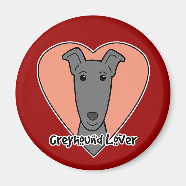 Aimant Greyhound Lover (Devant)