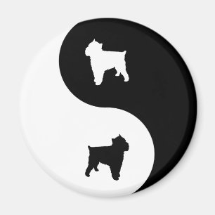 Aimant Griffon Yin Yang de Bruxelles