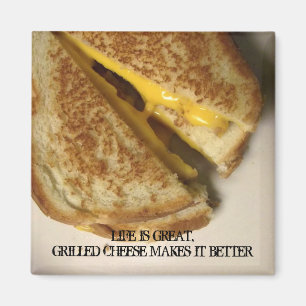 Aimant grillé inspiré et de fromage de fromage