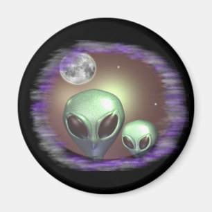 Aimant gris Alien