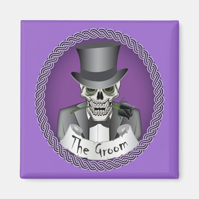 Aimant Groom Crâne pourpre (Devant)