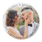 Groom de mariée moderne Mariage photo simple