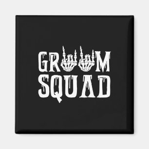 Aimant Groom éffrayant Squad Mariage gothique Halloween B
