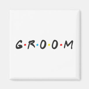 Aimant Groom Hommes Bachelor Fête de mariage Groom To Be