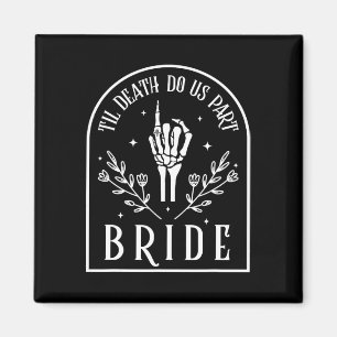 Aimant Groom Skeleton Gothique Halloween Fiançailles Mari