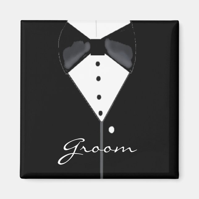Aimant Groom Tuxedo (Devant)