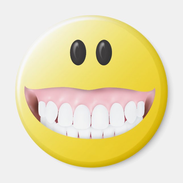 Aimant Gros visage de gencives (Devant)